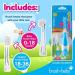 Brush-Baby BabySonic Toddler Electric Toothbrush - Extra Soft Bristles with LED Light and Timer | Ages 0-3 - Buy Online on GoSupps.com