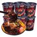 Ghost Pepper Noodles Gui Jiao Noodles Fried Noodles 100w Spicy Noodles Super spicy Packaging black noodle Dry mixed noodles Spicy Hot Ramen Instant Noodles (6 pack)