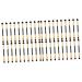 OHPHCALL 40 Pcs Double Ended Eyeshadow Brush Makeup Eye Brush Precision Eyeshadow Brush Eye Brush for Eyeshadow Eye Shadow Brush for Makeup Eyeshadow Makeup Brush Eyeshadow Brush for Women 12.50X0.50X0.50CMx2pcs Goldenx2pcs