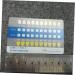 PartyKindom 120-Piece Tooth Color Card Set | 3D PVC Color Cards - White | Ideal for Events & Parties - Buy Online on GoSupps.com