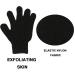 4 Pack Self Tanning Mitt Applicator Kit with Back Applicator, Exfoliating Glove, and Face Tanner Brush - Sunless Tan Set (Black) - Buy Online on GoSupps.com
