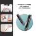 BEZOX Nail Clipper Set - Professional Ergonomic Toenail Clippers for Men and Women with Non-Slip Design, Nail File, and Tin Case - 2 Pcs Dark - Buy Online on GoSupps.com