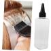 DOITOOL 15pi ces Bouteille De Teinture Capillaire Carr e Plastique Transparent Avec Goulot Pour Coloration Cheveux Flacon De Coloration Cheveux - Buy Online on GoSupps.com