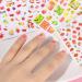 DIY Manicure Decor Summer Fruits Water Transfer Nail Salon Nail Tips Nail Decals Nail Stickers Self-Adhesive(D) - Buy Online on GoSupps.com