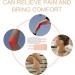 Eupsiiu Castor Oil Pack Wrap Kit | 2 Reusable Castor Oil Wraps for Legs & Knees | Adjustable Elastic Carriers for Therapeutic Relief - Buy Online on GoSupps.com