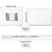 OLYCRAFT 6PCS Stainless Steel Makeup Palette Mini Ring Palette with Spatula Tool - Nail DIY Art Design Tools - 1.7 x 1.3 Inch - Buy Online on GoSupps.com