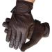 Women's Equestrian Gloves: 100% Real Leather Horse Riding Gloves in Brown, Beige, Tan & Black - Medium Dark Brown - Buy Online on GoSupps.com