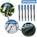 Beavorty 6pcs Eyebrow Marker Pen White Piercing Marking Pen Waterproof Makeup Maker Writing Brush Body 13.9x1.8cm Blue - Buy Online on GoSupps.com