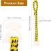 Jranter Tow Rope Connector for Tubing - Yellow & Black | Premium Quality - Buy Online on GoSupps.com