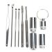 Tgoon Ear Ear Wax Spoon 10 2 2 Curette Portable Vintage Stainless Steel Ear Pick Earwax Remover for Keychain Hanging