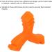 Buy GfRGFH Y-shaped Aligner Chewies for Invisalign & Dental Braces - Multifunctional Chompers (Orange) - International Shipping - Buy Online on GoSupps.com