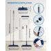 BPAWA Microfiber Flat Floor Mop for Hard Surfaces - Wet Dry Dust Mop with 4 Reusable Chenille Pads, Dark Blue - Buy Online on GoSupps.com