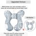 Vocheer Baby Travel Pillow - Upgraded Head and Neck Support for Pushchair, Car Seat, and Travel (White Circle) - Buy Online on GoSupps.com