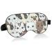 Haskirky Light Blocking Eye Mask Breathable and Adjustable Adult Men and Women Travel on Business Trips Yoga Meditation Light Smooth Comfortable Eye Mask Office Deep Sleep Goodies Cats