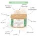 Puremetics Spirulina Peel-Off Mask | 100% Natural Vegan & Plastic-Free | Anti-Acne Solution for Oily Skin | Zero Waste Natural Cosmetics (65g - 7 Applications) - Buy Online on GoSupps.com