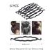 6 Pack Black Plastic Dutt Maker - Double Hook Hairstyling Tools for Twisted Braids Ponytails & More - Buy Online on GoSupps.com
