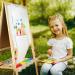 Wakects 3-in-1 Multi-Activity Table for Kids | Magnetic Wooden Panel Drawing Tools & Accessories | Ideal for Girls & Children Shop Internationally! - Buy Online on GoSupps.com