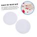 10pcs Nail Polish Palette Set - Round Cosmetic Mixing Tools for Manicure & Nail Art Display | White 9.5x9.5x0.1CM - Buy Online on GoSupps.com