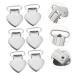 Exceart 60 Peach Heart Duck Cable Clips - Ideal for Pacifiers Trousers Braces & Cushion Holders - Perfect for Newborns & More! - Buy Online on GoSupps.com