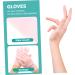 FOMIYES 2 Pairs Moisturizing Gloves Finger Gloves Dry Hand Gloves Grade Bowling Tape for Fingers Anti- Drying Beauty Mitten Black Gel Moisturizing Gel Gloves Hand Mask Whitening Sebs Pink - Buy Online on GoSupps.com