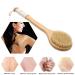 Dry Brush for Body Exfoliation | Natural Bristle Peeling & Massage Brush | Improve Skin & Circulation - Buy Online on GoSupps.com