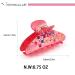 Shop Lilie & White Pink Acrylic Hair Clips for Women - Non-Slip Medium Claw Hair Clips | HC21224A - Buy Online on GoSupps.com