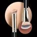 Dpolla Pro Foundation & Flawless Concealer Brush Set - Premium Luxe Contour Brush for Blending Liquid, Cream, Mineral Makeup - Black - Buy Online on GoSupps.com