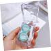Solustre 4-Piece Mini Container Set for Colored Contact Lenses | Eye Care Holder & Carrying Bag - Buy Online on GoSupps.com