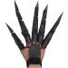 Halloween Articulating Fingers Decoration Flexible Articulating Finger Extensions Scary Cosplay Accessories Finger Extension Witch Ghost Gloves Claws Extender Wearable Skeleton Bone Claw Hand Mantis Claw Black Left Hand - Buy Online on GoSupps.com