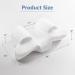AM AEROMAX Back Sleep Training Pillow - Beauty Pillow for Wrinkle Prevention & Anti Aging - Standard Size (7In) White - Buy Online on GoSupps.com