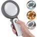 Garta Magnifying Glass 30x 18LED Handheld Magnifying Glass with Light with 3 Modes Reading Magnifying Glass for Seniors Reading Hobby Crafts Computer Repair and Jewelry Loupe(Gray) - Buy Online on GoSupps.com