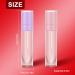 Ronrons 6.4ml Pink Lip Gloss Tubes - 10 Elegant Transparent Containers with Wand & Inserts for Women & Girls - Buy Online on GoSupps.com