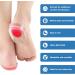 Carehabi Heel Spur Inserts - Soft Gel Pillows for Men & Women | Orthopedic Support for Heel & Achilles Tendon - 2 Pairs - Buy Online on GoSupps.com