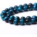 Blue Tiger Eye Gemstone Loose Beads - Natural Round Crystal Energy Stone for Jewelry Making - 6mm - 61-63pcs - 1 Strand 15 | Blue Tiger Eye 6mm - Buy Online on GoSupps.com
