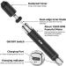 Rechargeable Ear and Nose Hair Trimmer with Dual Edge Blades - Easy Cleaning - Black - Buy Online on GoSupps.com