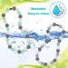 Sensory Kids Silicone Chew Necklaces - 2 Pack Teething Toys for ADHD Autism - BPA Free & Safe for Freezing and Dishwasher - Blue - Buy Online on GoSupps.com