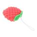 ARTIBETTER Shower Loufah Sponge Kids Bath Sponge Exfoliating Body Scrubber Strawberry Shaped Shower Bath Sponge Bath Loofah Sponge for Bathroom Body Wash (Red) Cleaning Sponge 17X14X4.5CM 1.0