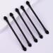 TEONEI Double Sided Eyeshadow Brushes & Foundation Sponge - 50Pcs Makeup Brush Set (Black) for Professional Application - Buy Online on GoSupps.com