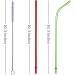 ALINK Reusable Rainbow Colored Plastic Straws - Set of 8 | 10.5 Long Replacement Straws for YETI/RTIC Tumblers | Includes Cleaning Brush - Buy Online on GoSupps.com