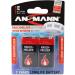 Ansmann 9V Alkaline Battery for Smoke Detectors - 2-Pack (1515-0006) | Reliable International Shipping - Buy Online on GoSupps.com