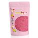 HONEYBERRY INCLUSIONS Pink Nonpareils Sprinkles 200g - Natural Bright Hundreds & Thousands Sprinkles for Baking Cupcake and Cake Decorations Ice Cream and Dessert Decorating Toppers