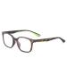 Plastic Titanium Square Tr Anti-Blue Light Blocking Glasses for Kids Computer Glasses for Children Brown