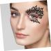 TOVINANNA Glitter Eyeshadow 6 Pairs Lace Eyeliner Stickers Eyeshadow Glitter Liner for Eyes Temporary Eye Sticker Hollow Out 13X6cmx2pcs Blackx2pcs - Buy Online on GoSupps.com