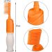 UNVOJL 2 Pack Hair Dye Bottle Root Comb Applicator Bottle Shampoo Bottle with Graduated Scale Brush Coloring Dyeing Comb - Buy Online on GoSupps.com