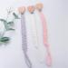 3-Piece Unisex Baby Pacifier Chain Clip Set - Durable Fabric & Plastic Clips for Bibs & Suckers - Buy Online on GoSupps.com