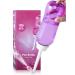 Peri Bottle Po Dusche Bidet - Podusche 500ml Popodusche with 2 nozzles vaginal shower with button bidetlity intimate shower shower woman toilet intimate shower blue portable (purple)