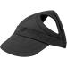Eisable Pet Dog Baseball Cap - Sun Protection Hat with Ear Holes | Sporty Visor Design (S-Black) - Buy Online on GoSupps.com