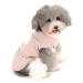 Zweitea dog t-shirts for small dogs girls boys stripes summer tank puppy clothing pet cats t-shirt soft cotton clothing chihuahua clothing pink XXL (chest: 52cm back: 40cmrose