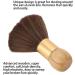 Barber Brush Soft Neck Brush Portable Hairdressing Brushes for Barbers and Hairdressers(Wood color) - Buy Online on GoSupps.com