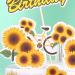 Sunflower Cake Decoration Flower Cake Toppers Picks Summer Happy Birthday Party Supplies for Birthday Cake Decorating Tools(Set of 7) - Buy Online on GoSupps.com